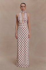 Nadine Polka Maxi Dress