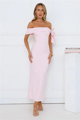 Candlelight Dream Off Shoulder Maxi Dress