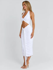 Omery White Midi Dress
