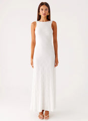 Embrace The Sun Maxi Dress - White
