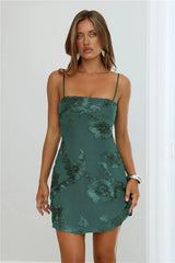 Songs Written Mesh Mini Dress Teal