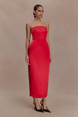 Ophelia Satin Maxi Dress