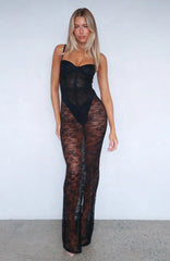 Noir Atmosphere Maxi Dress