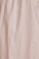 Lily 100% Linen Maxi Dress White
