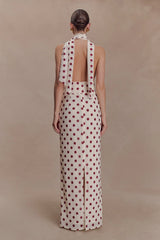 Nadine Polka Maxi Dress