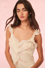 Serima Floral Ruffle Mini Dress
