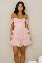 Pretty In The Sun Off Shoulder Mini Dress