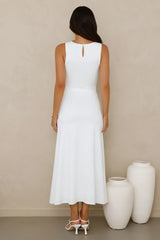 Everything Energy Midi Dress White