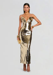 Amulet Embellished Dress